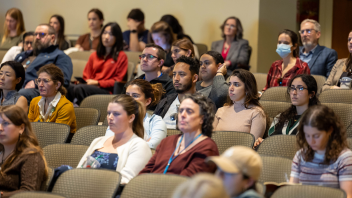 Audience at 135th Faculty Research Lecture
