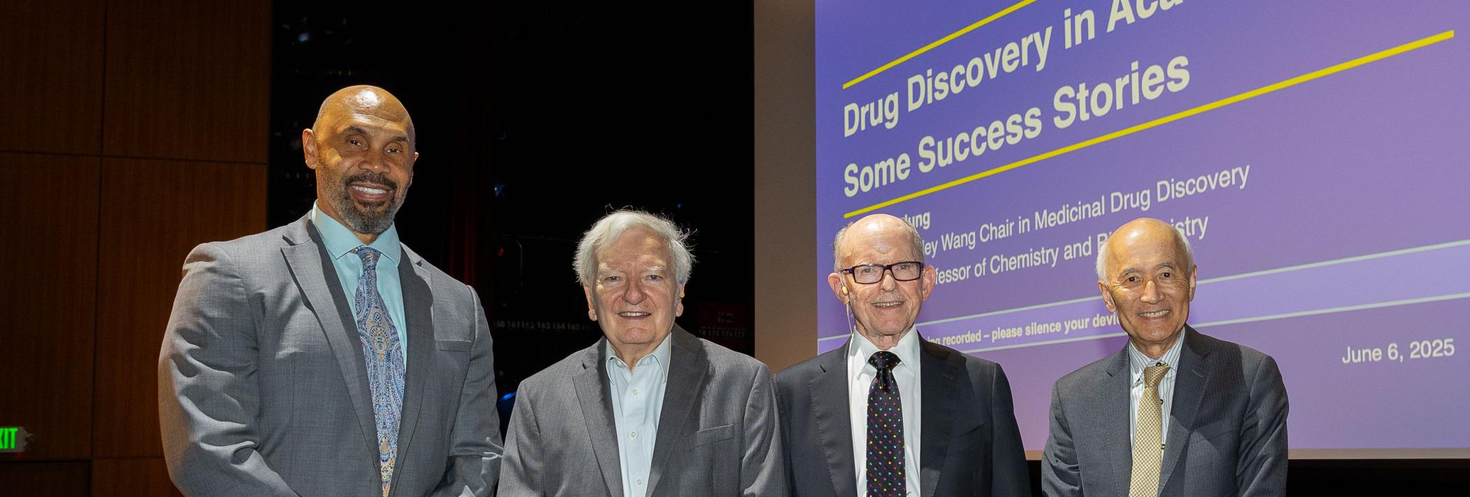 Group photo with Michael E. Jung